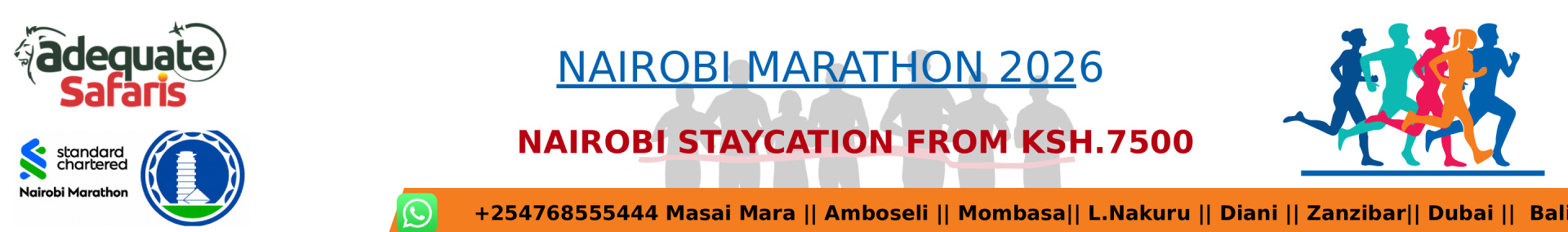 Adequate Safaris – Post-Marathon Holiday Offers